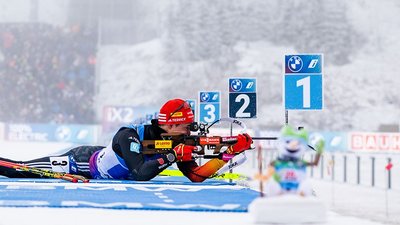 Philipp Horn bei der Staffel der Männer